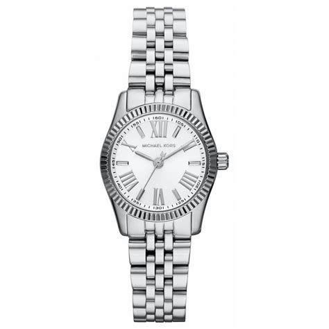 michael kors petite lexington watch silver|michael kors official website uk.